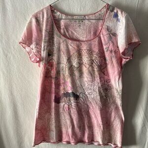 Xcit usa  Pink Graphic Tee